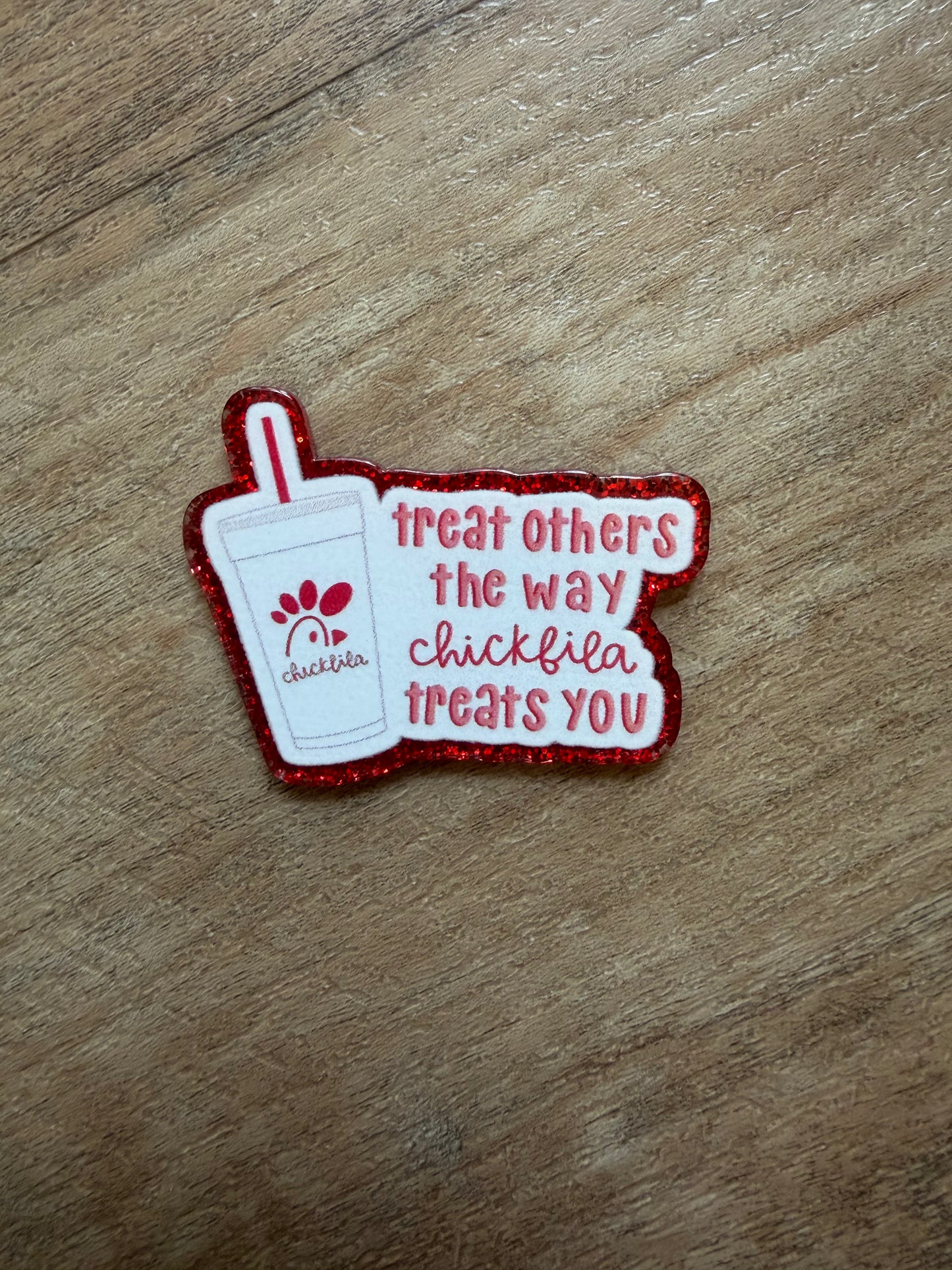 Chic fil a badge reel