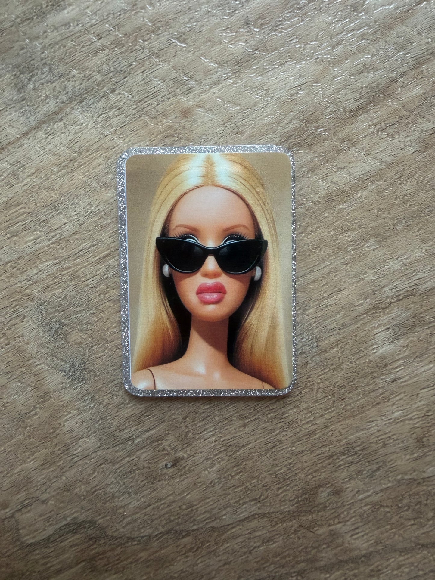 Barbie badge reel