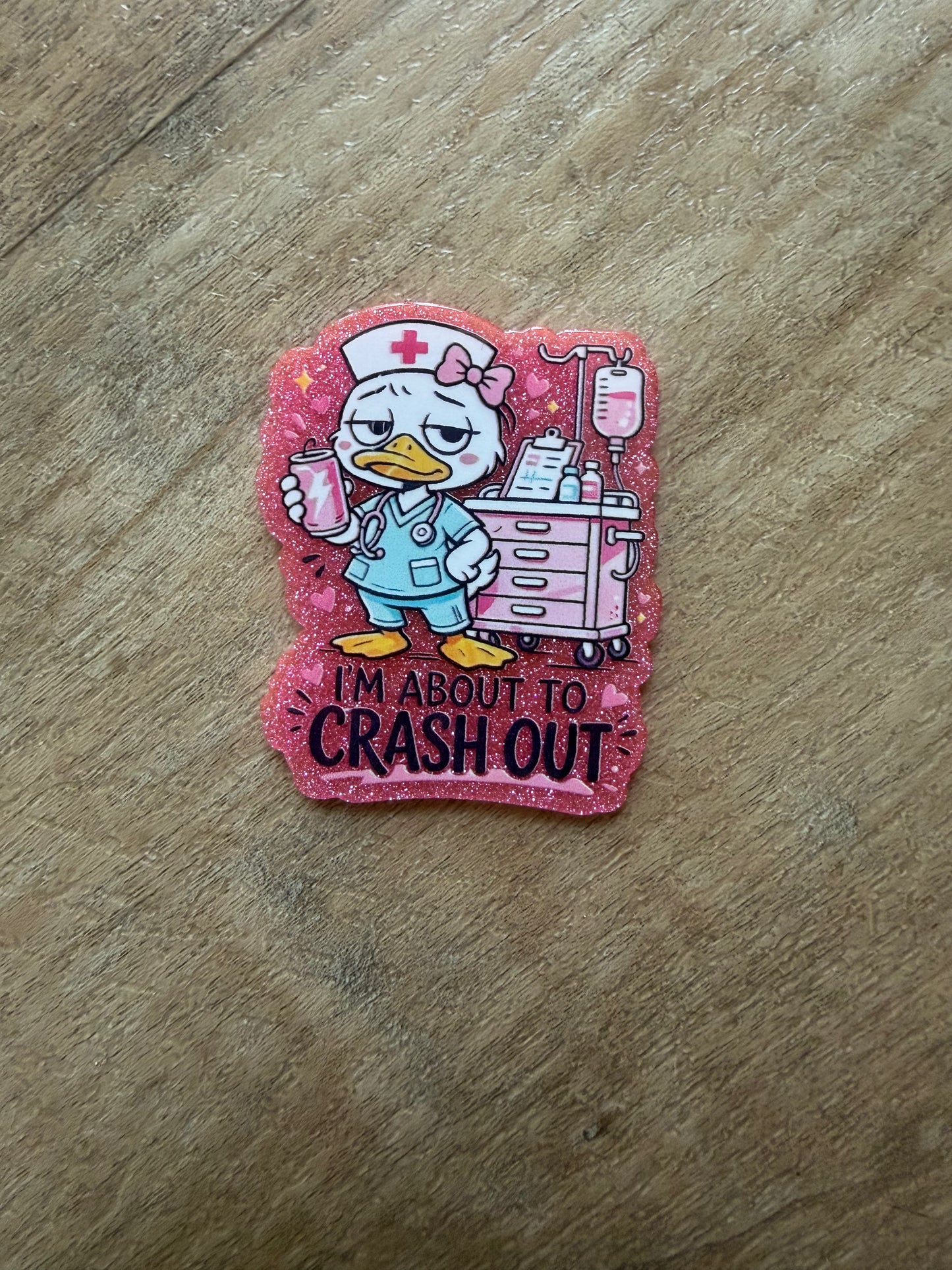 I’m about to crash out badge reel