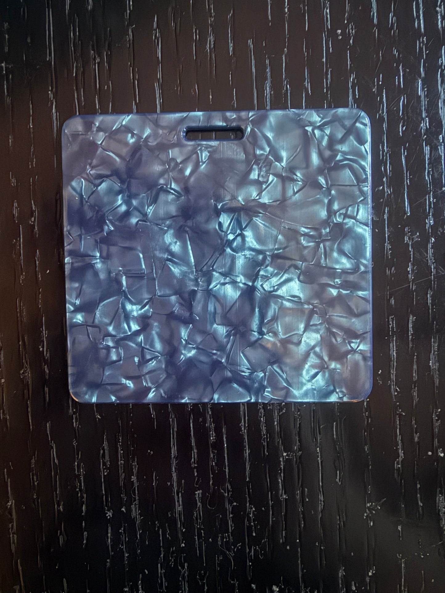 Blank badge buddy (navy marble)