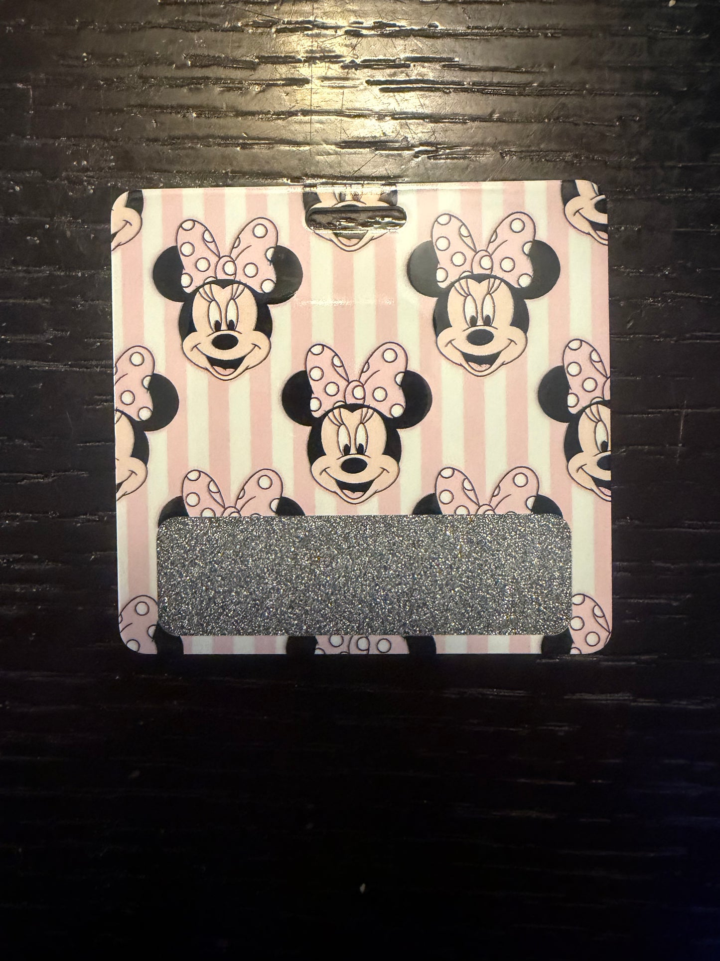 Minnie Mouse badge buddy