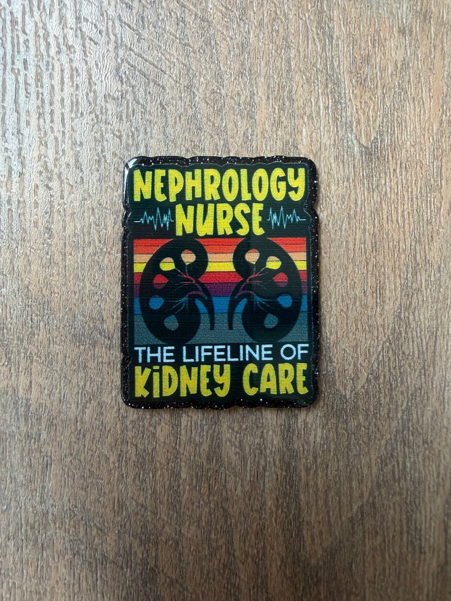 Nephrology nurse badge reel