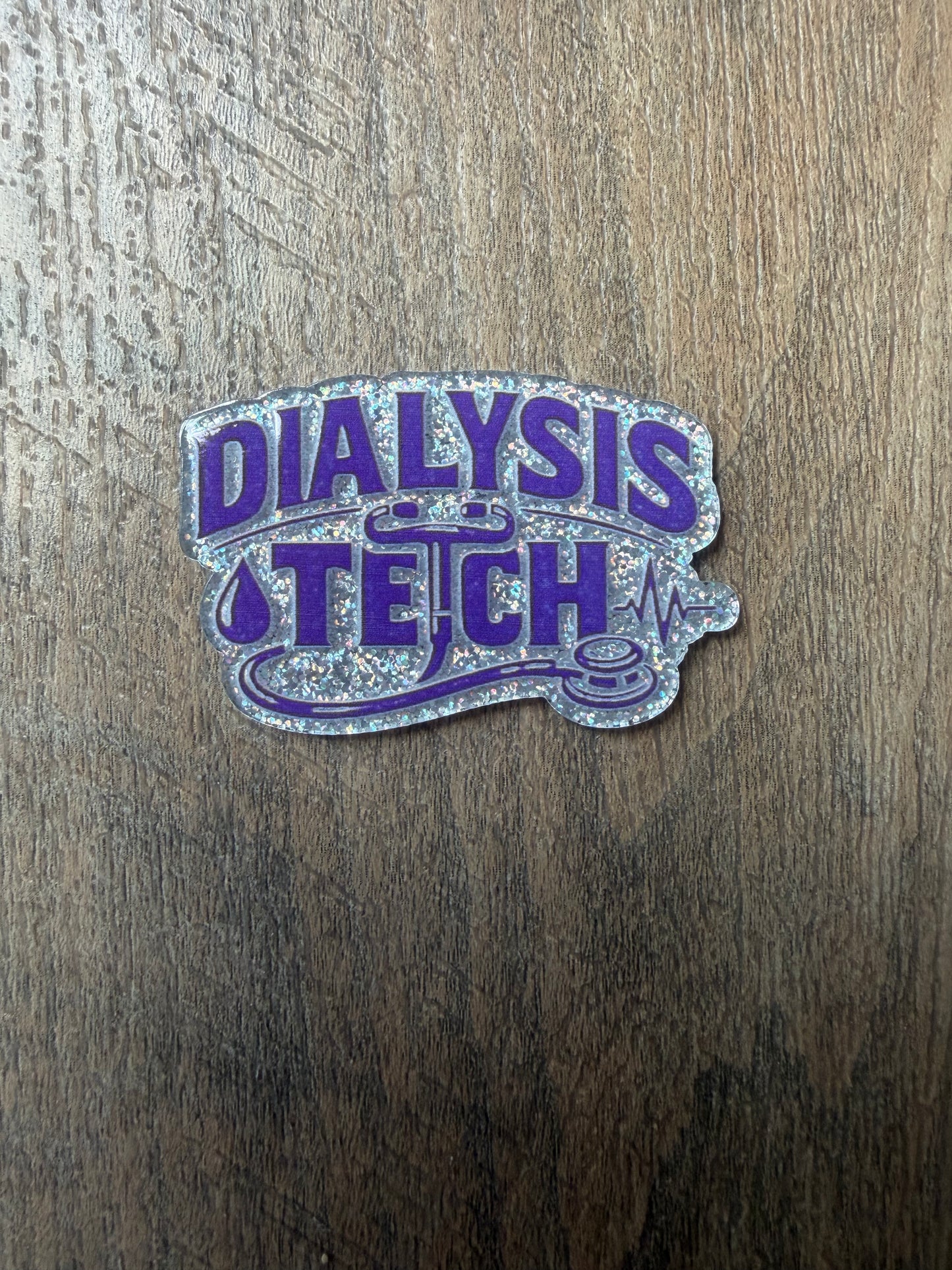 Dialysis Tech badge reel