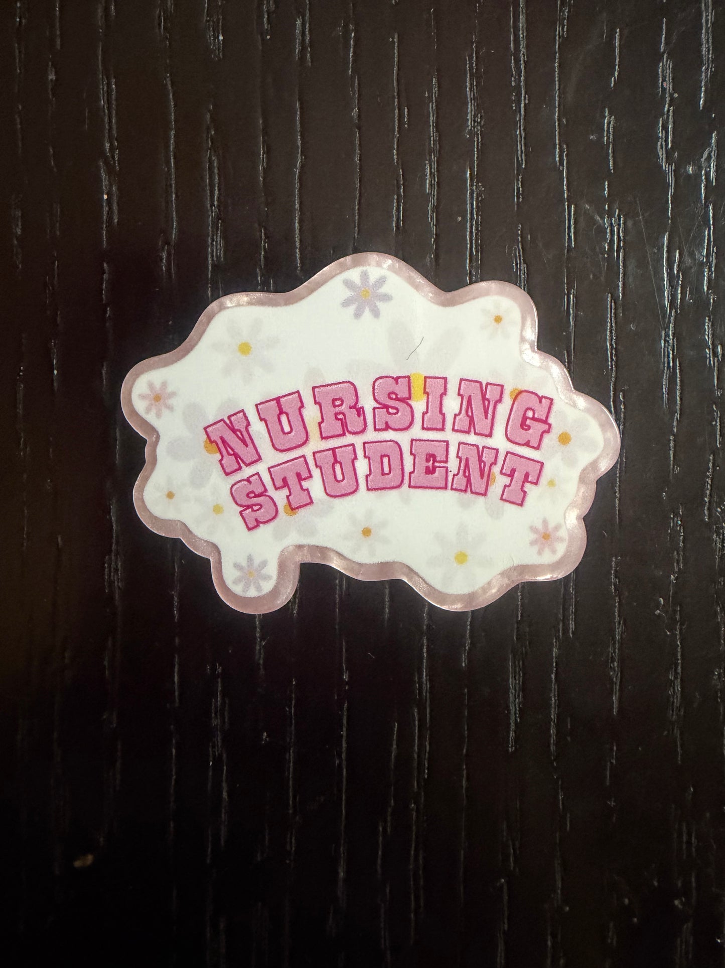 Nursing student badge reel
