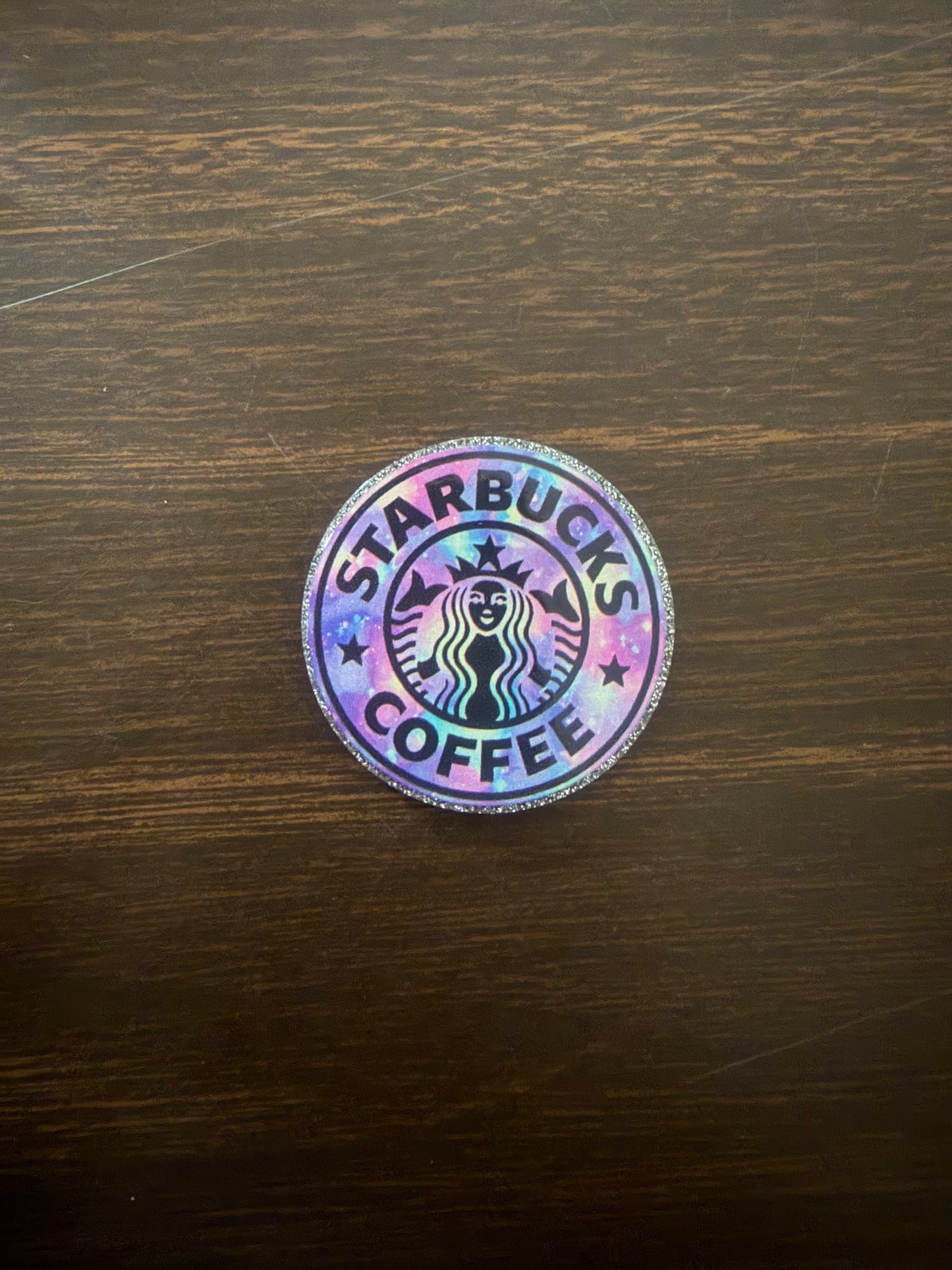 Starbucks badge reel