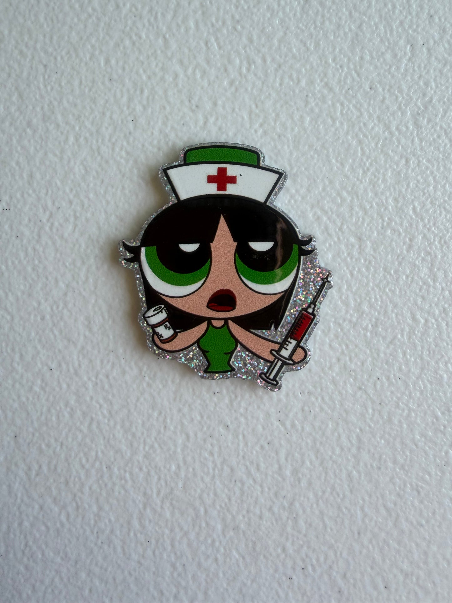 PPG Nurse (buttercup) badge reel
