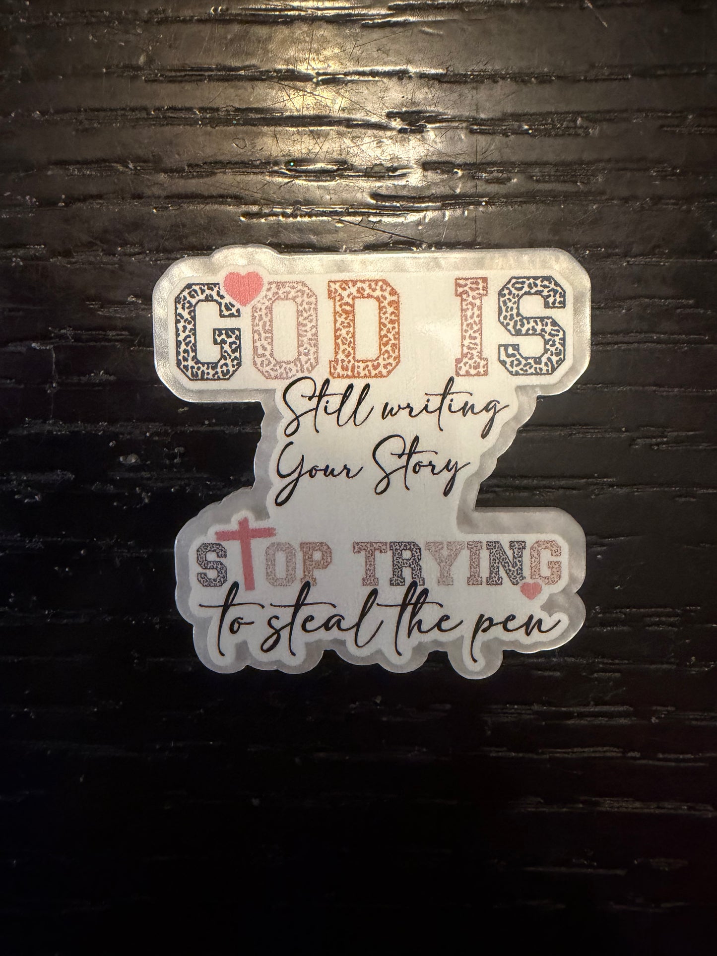 God is still writing badge reel