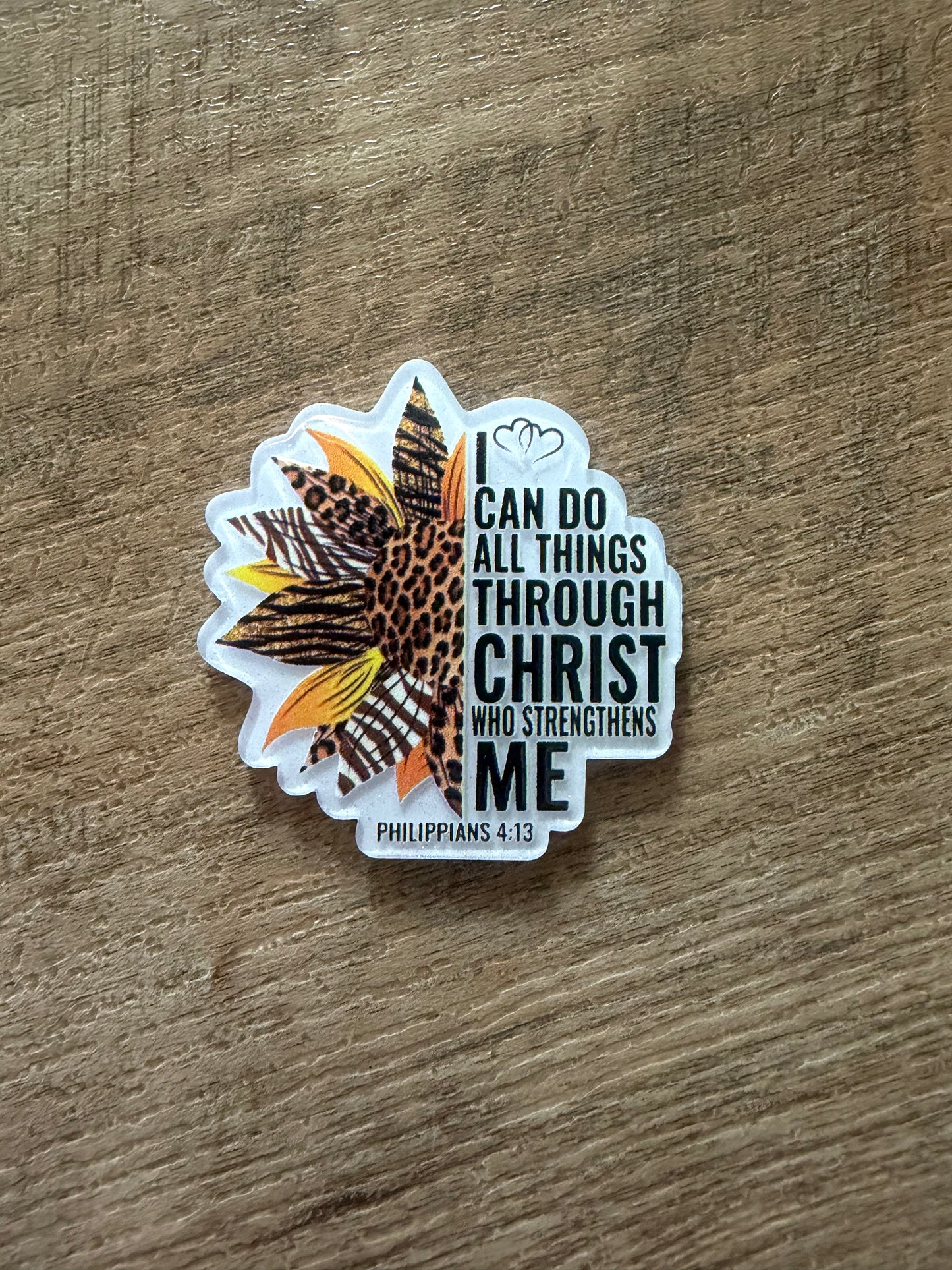 I can do all things badge reel