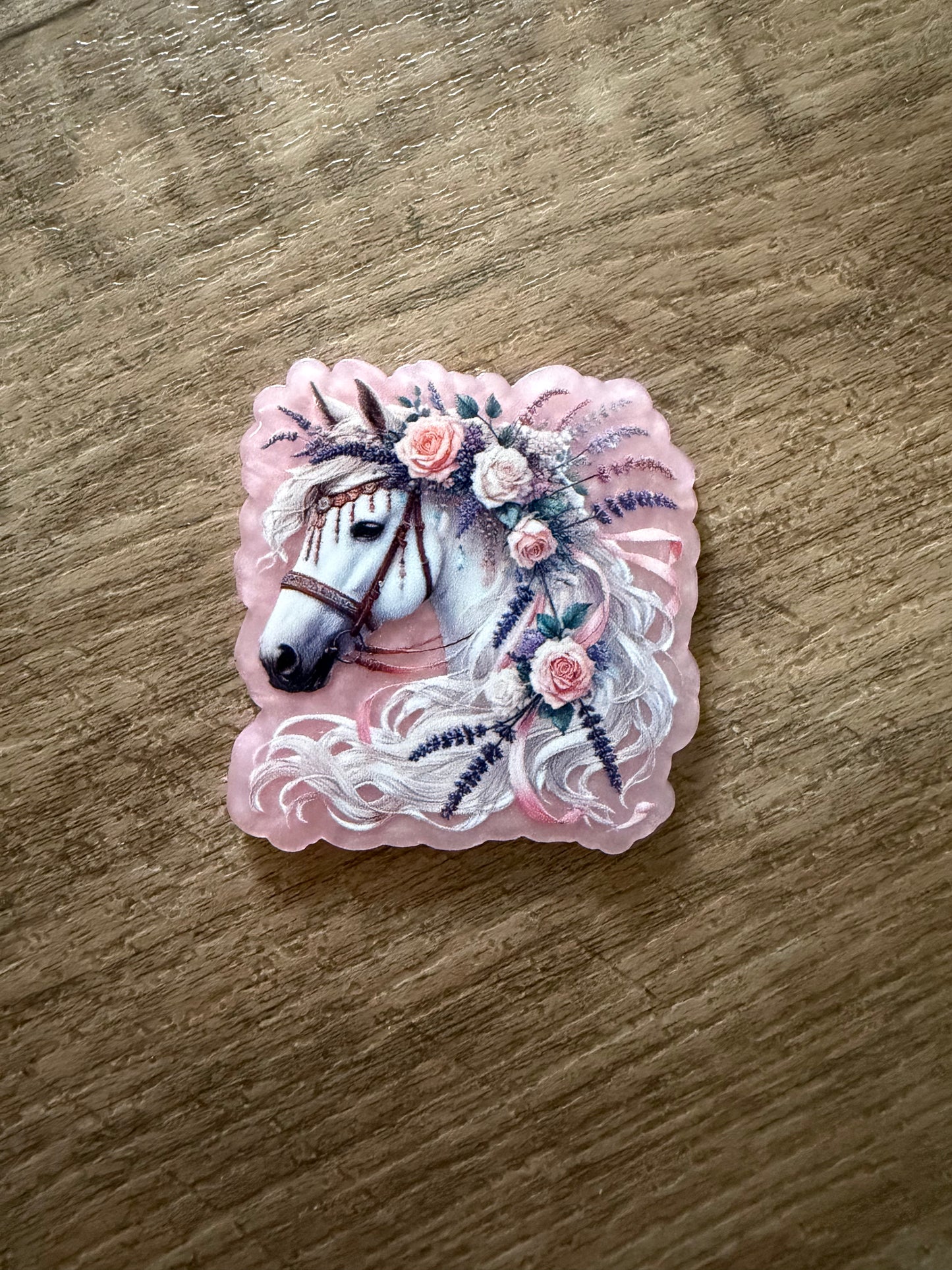Horse badge reel