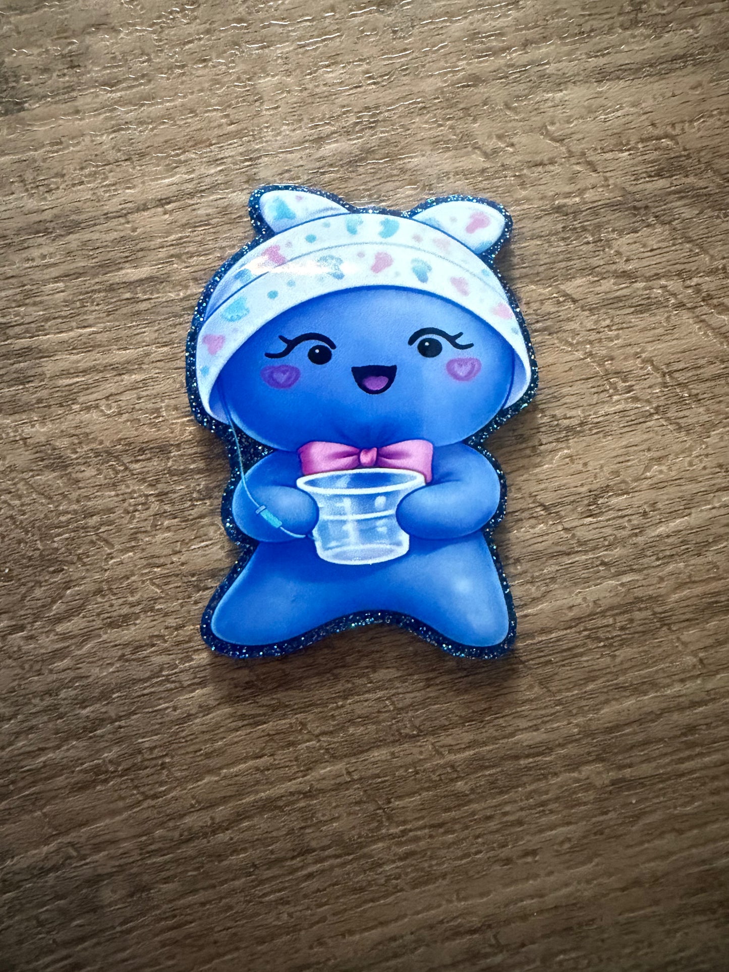 Glove baby badge reel