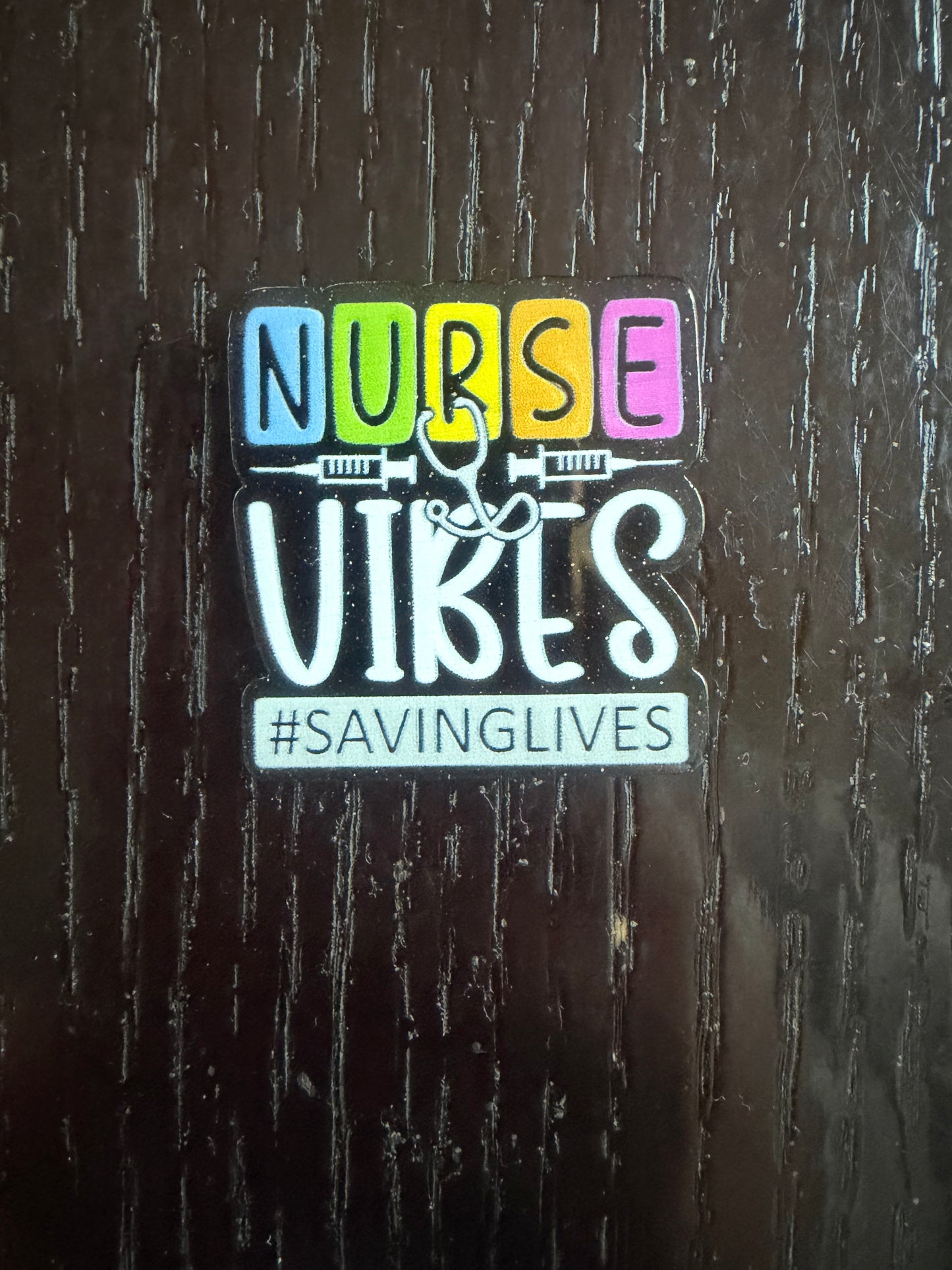 Nurse vibes badge reel