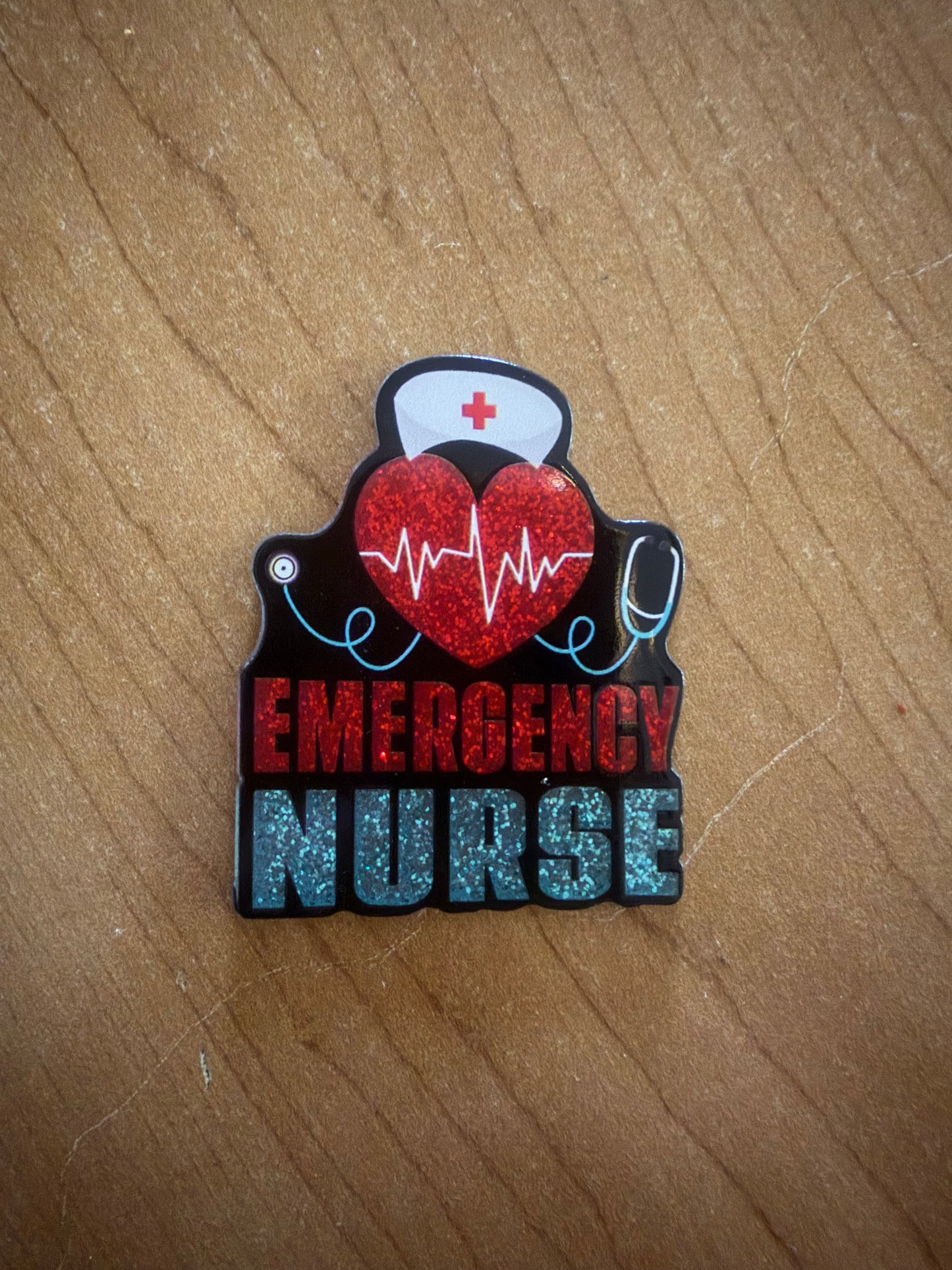 Emergency Nurse badge reel