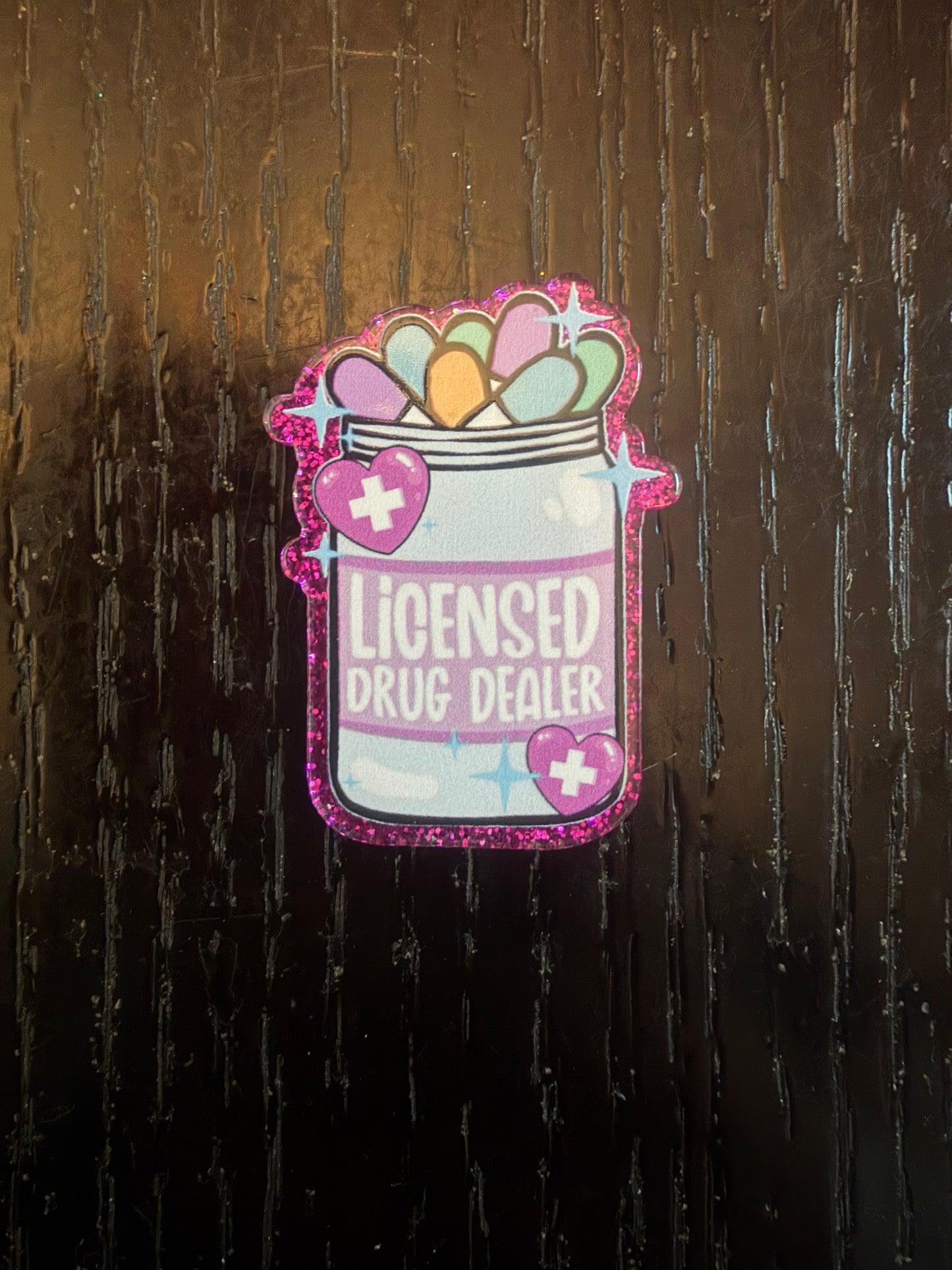 Licensed Drug Dealer badge reel