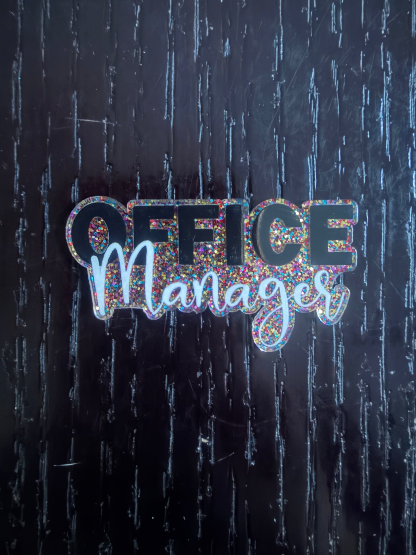 Office Manager badge reel