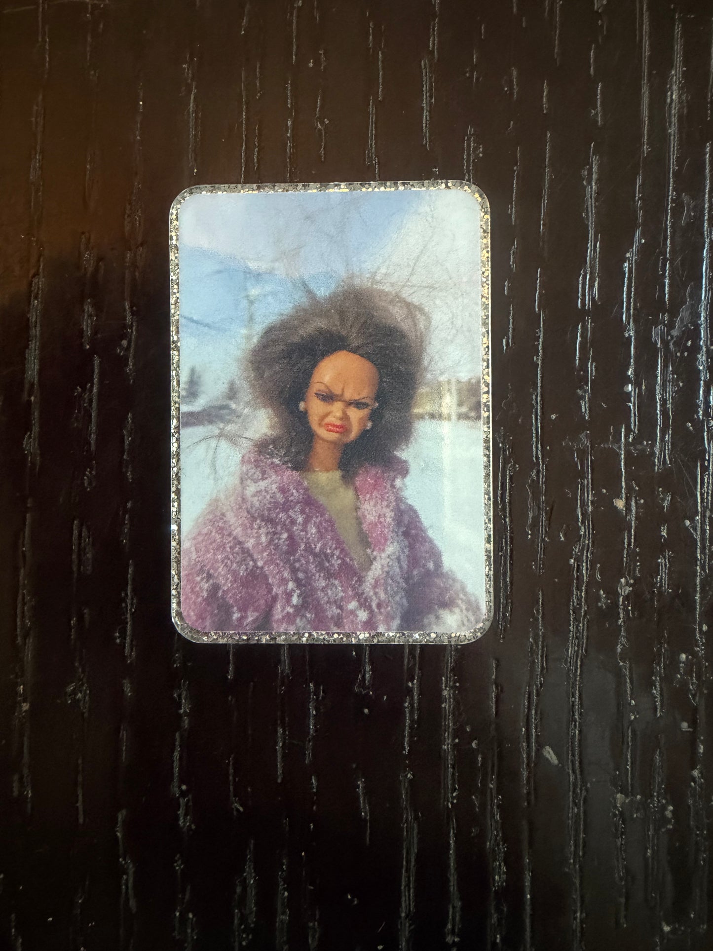 Barbie badge reel