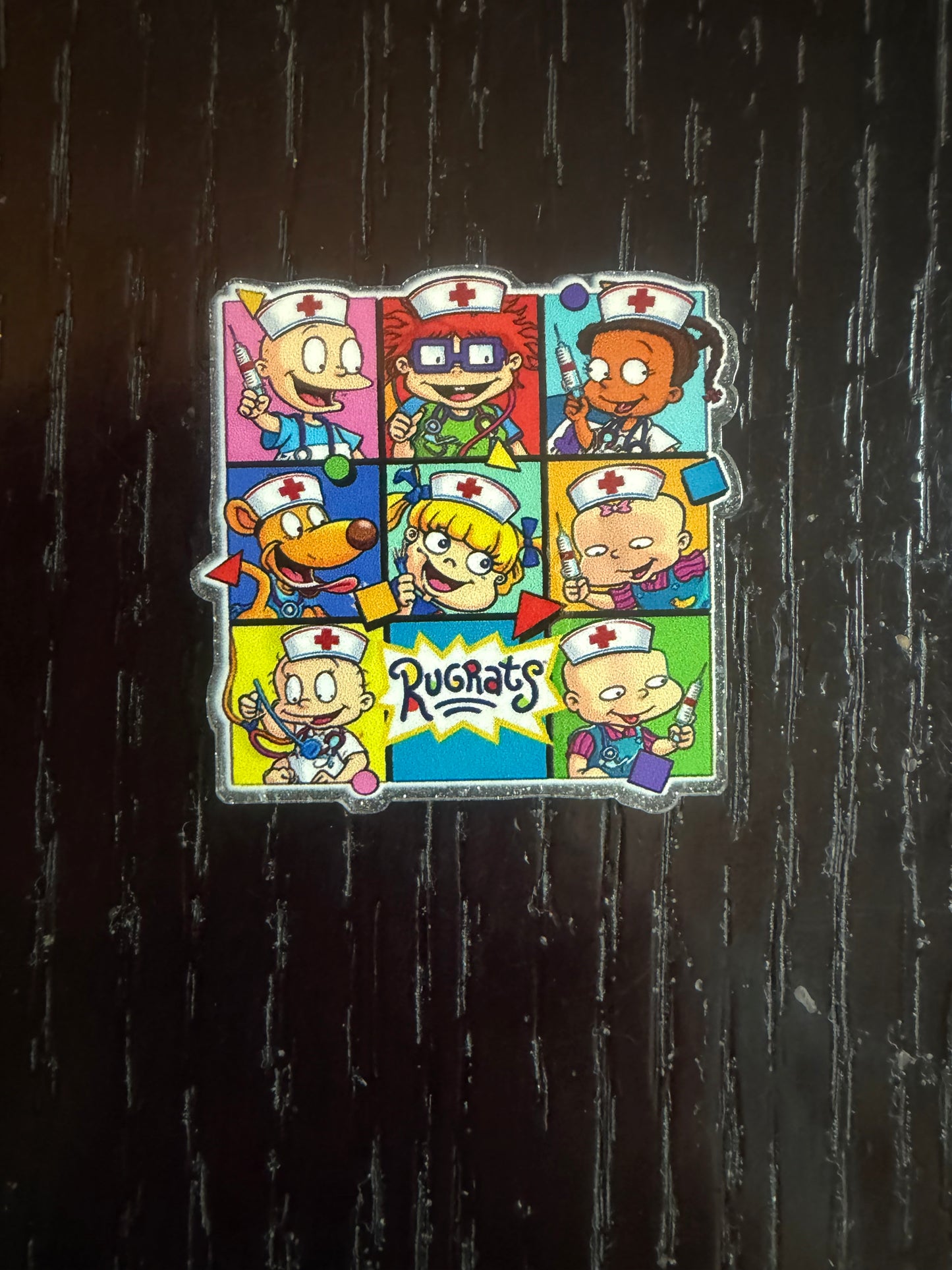 Rugrats nurse badge reel