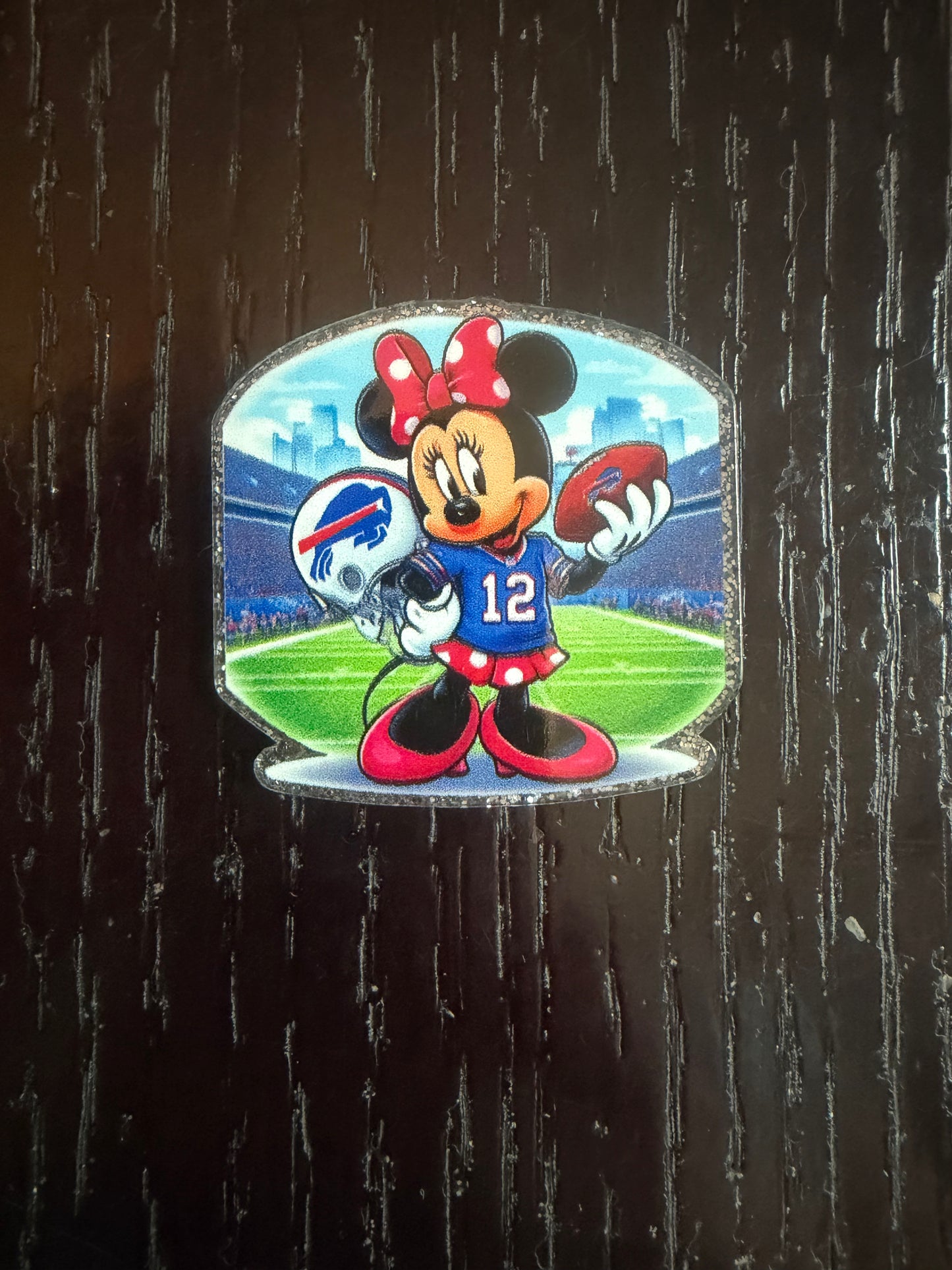 Buffalo Bills Minnie badge reel