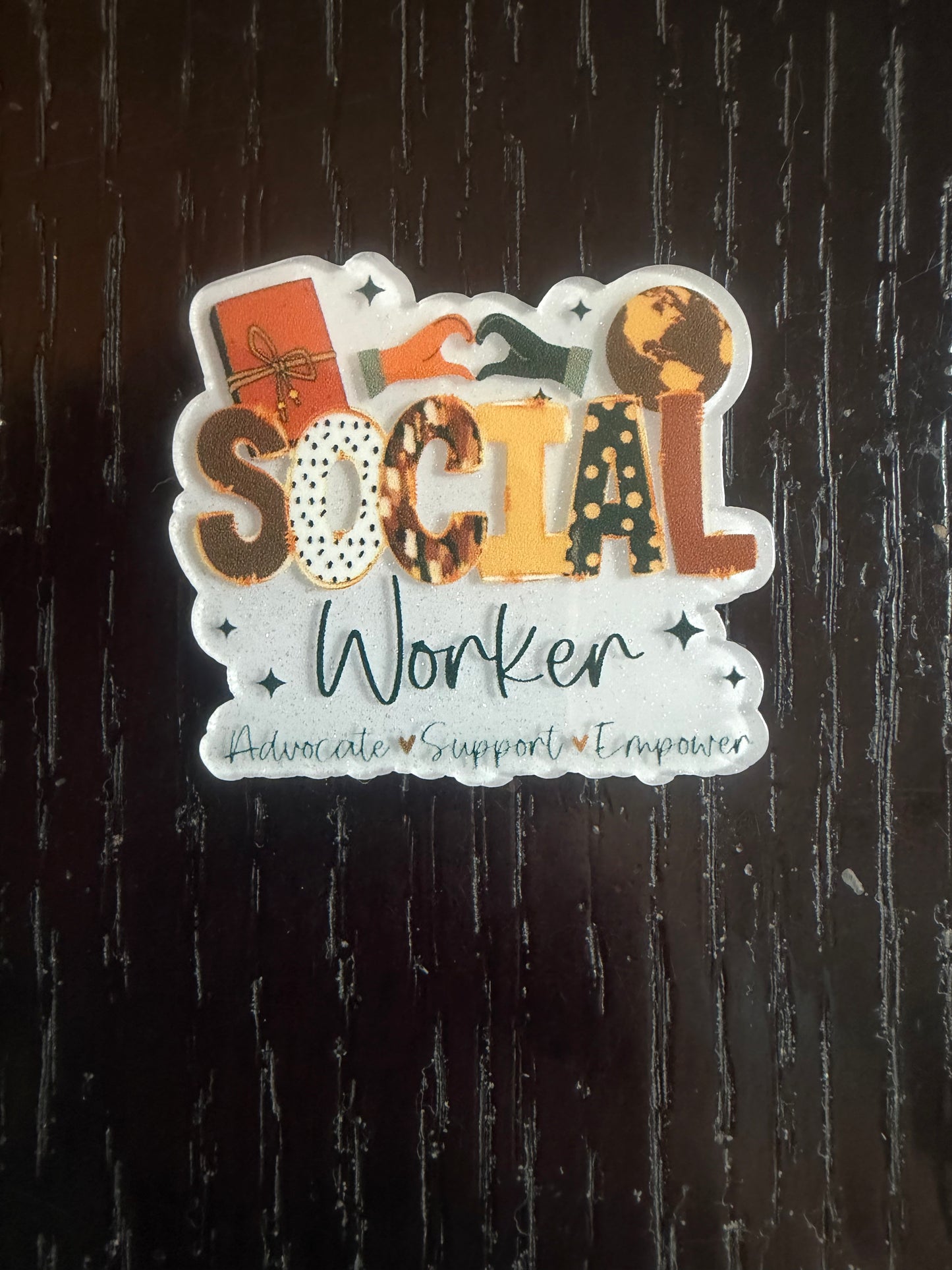 Social Worker badge reel