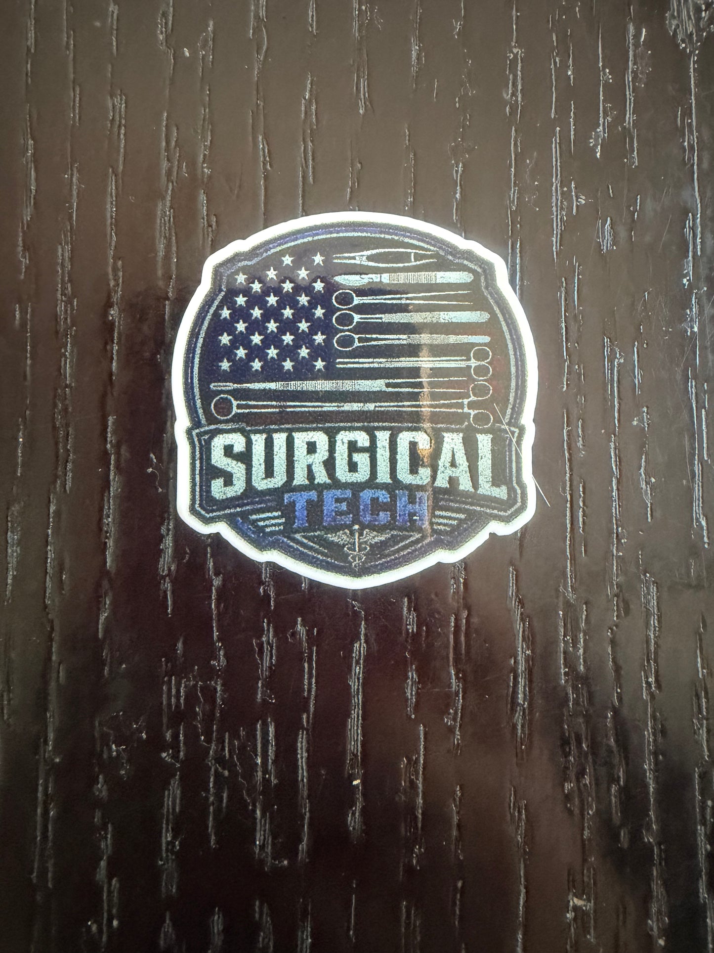 Surgical tech badge reel (no glitter)