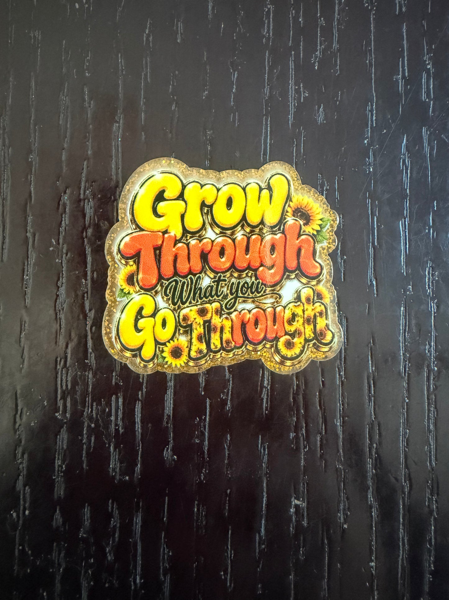 Grow through what you go through badge reel