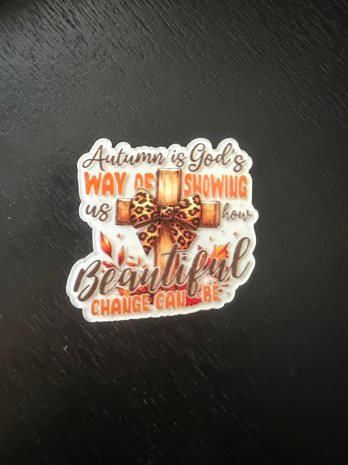 Change can be beautiful badge reel