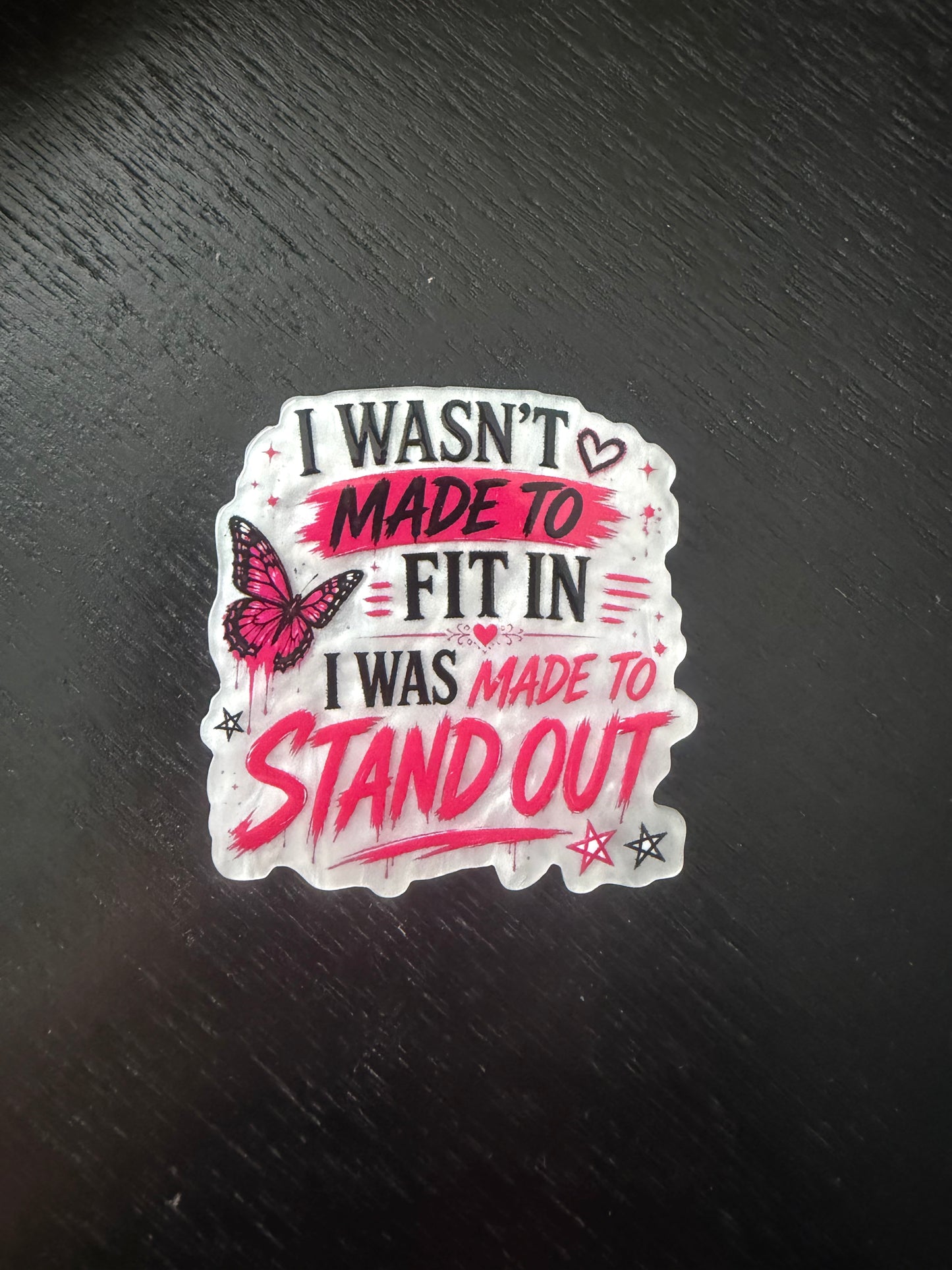 I wasn’t made to fit in badge reel