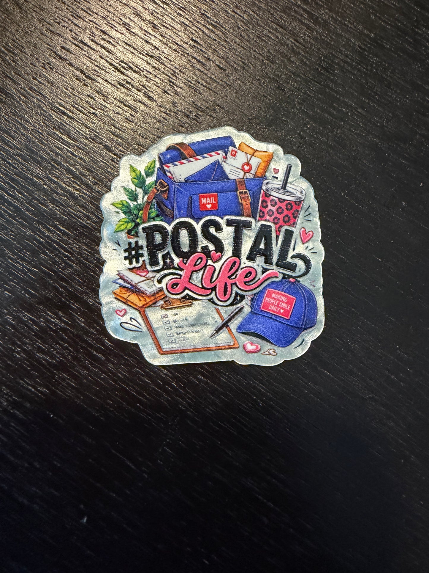 Postal service badge reel