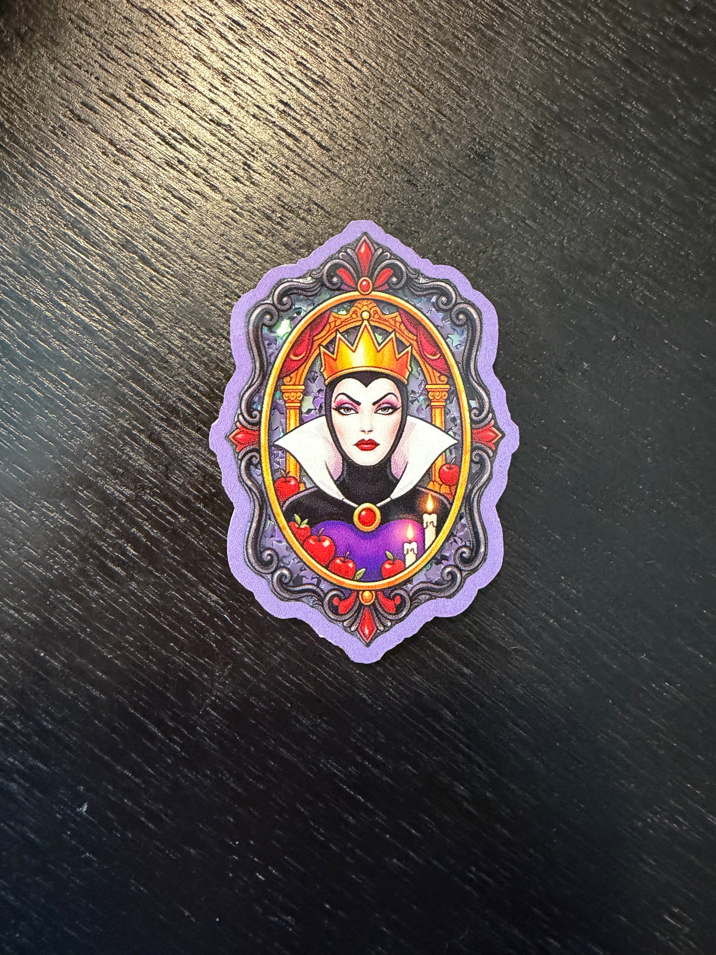 Evil Queen shaker badge reel