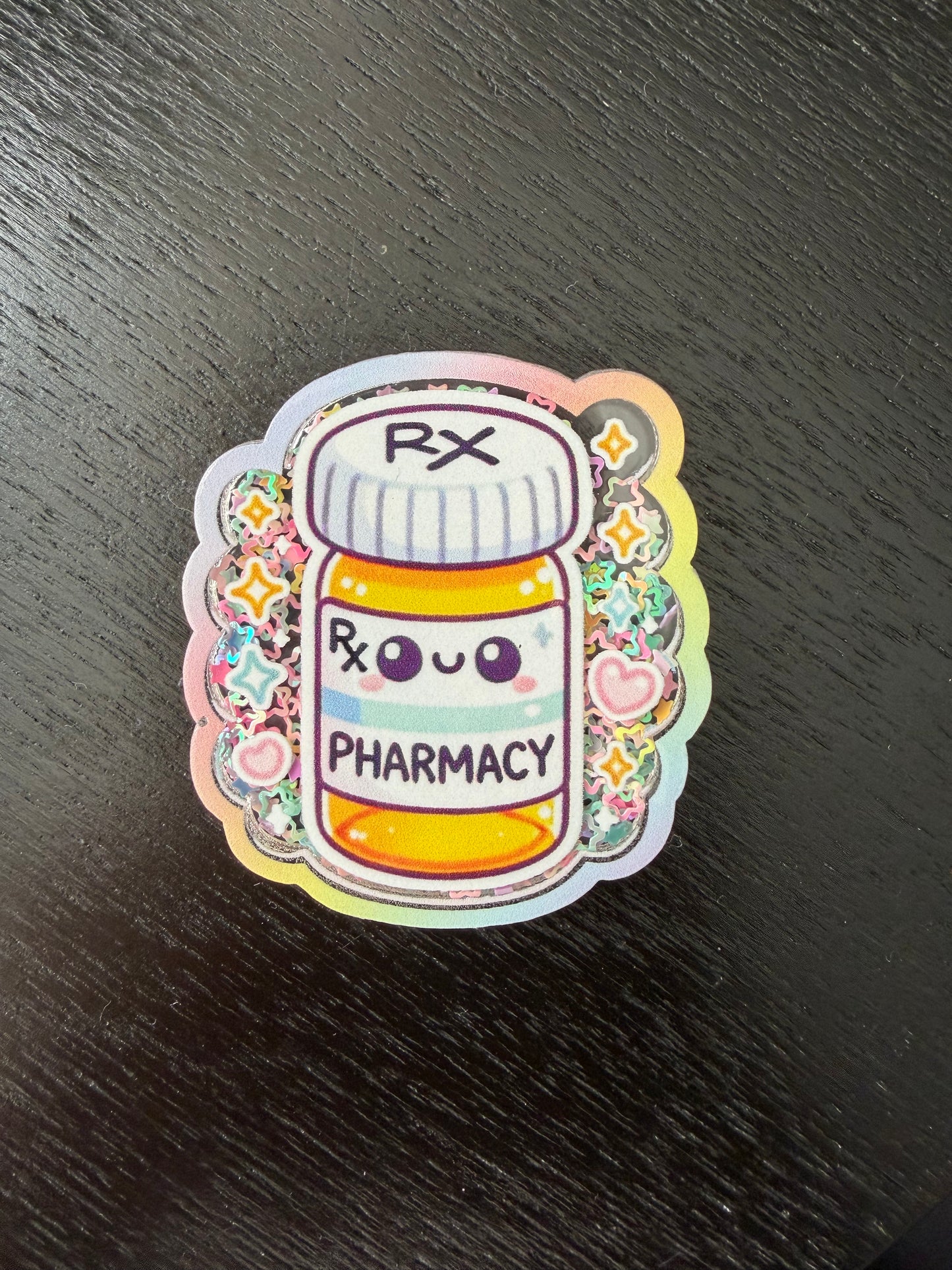 Pharmacy shaker badge reel