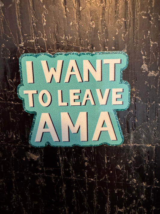 I want to leave AMA badge reel