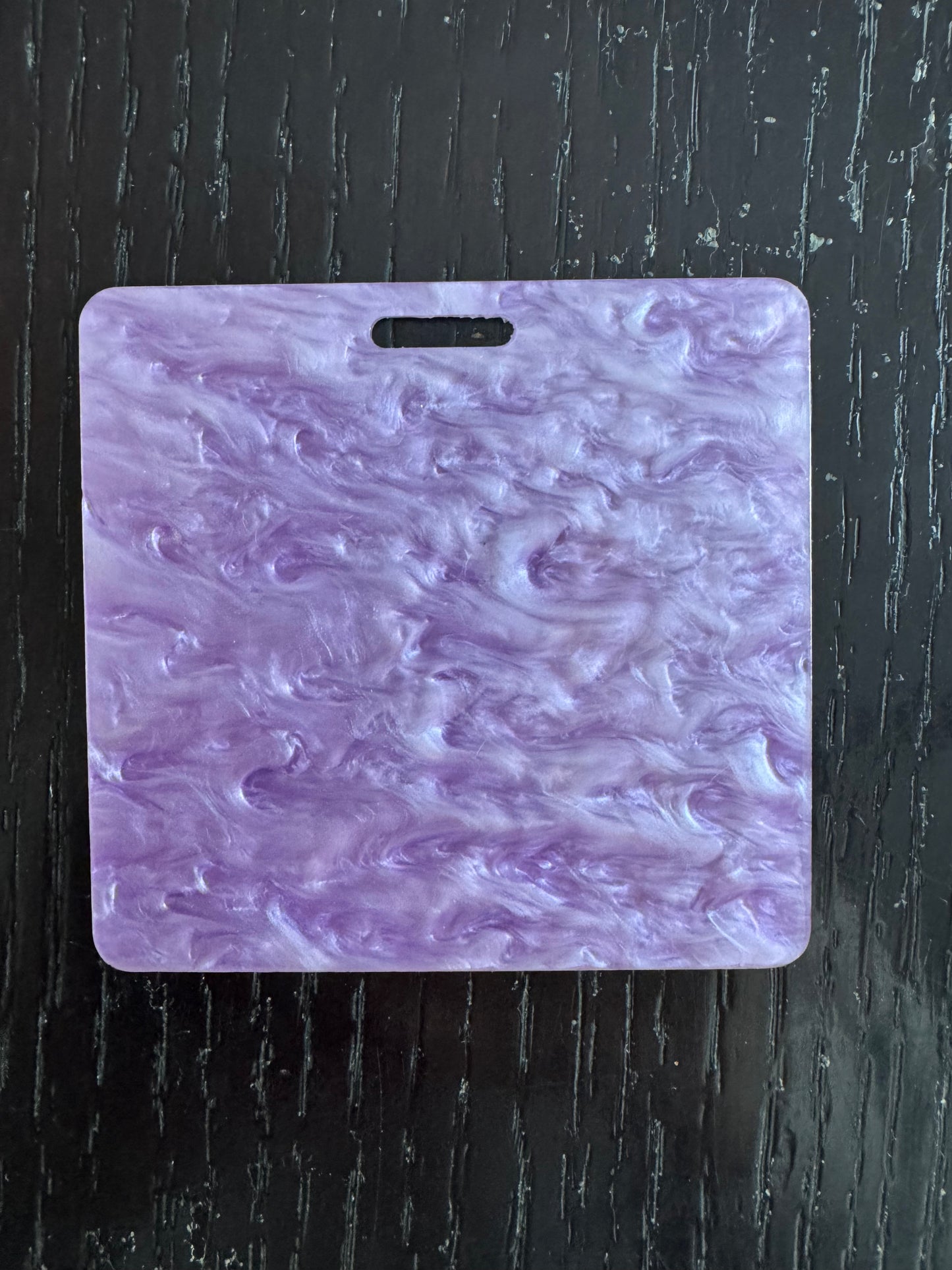 Blank purple marble badge buddy