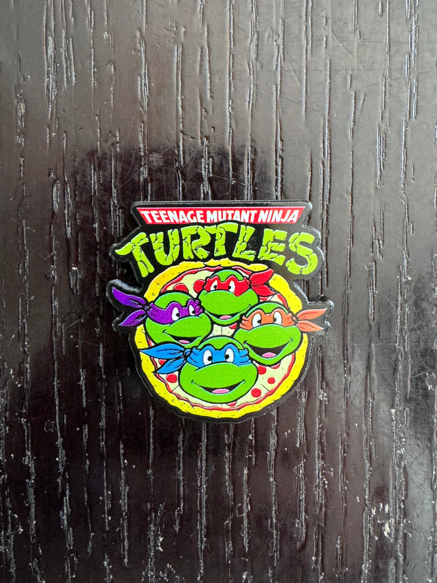 Ninja Turtles badge reel