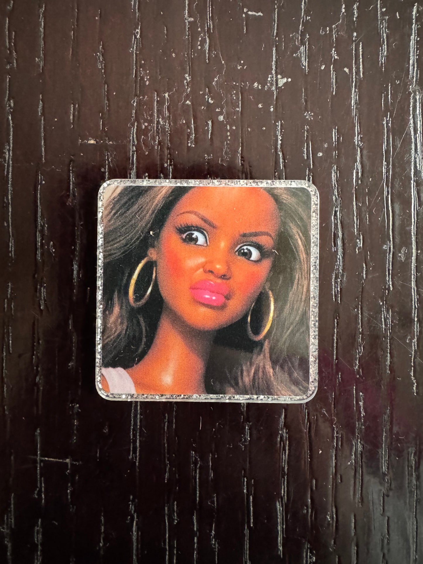 Barbie badge reel