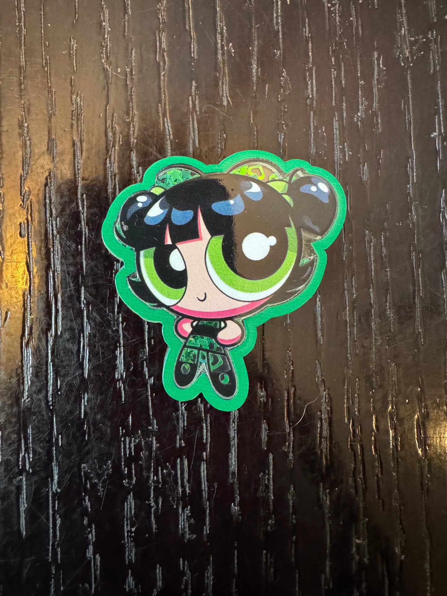 PPG Buttercup shaker badge reel