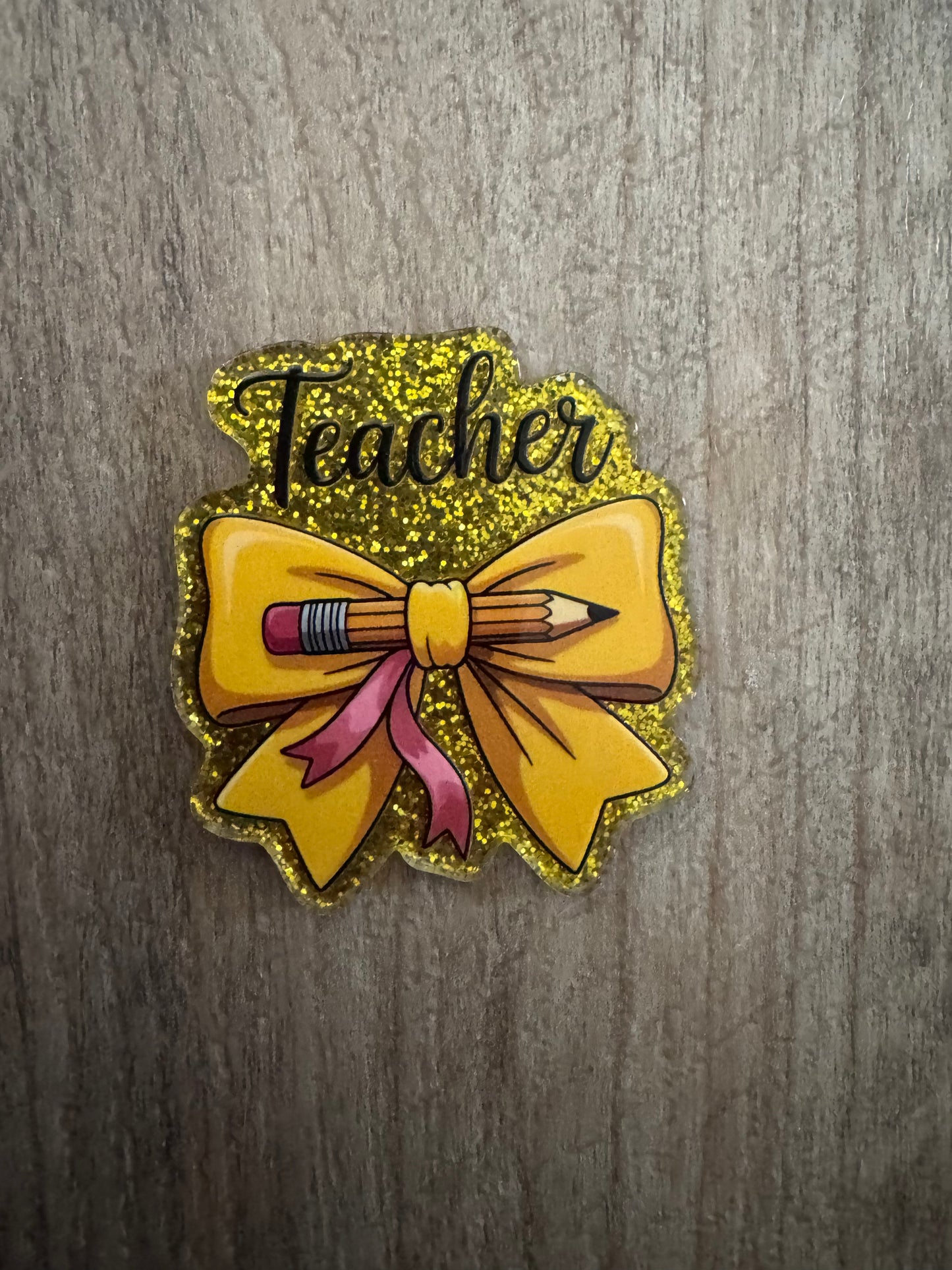 Teacher badge reel