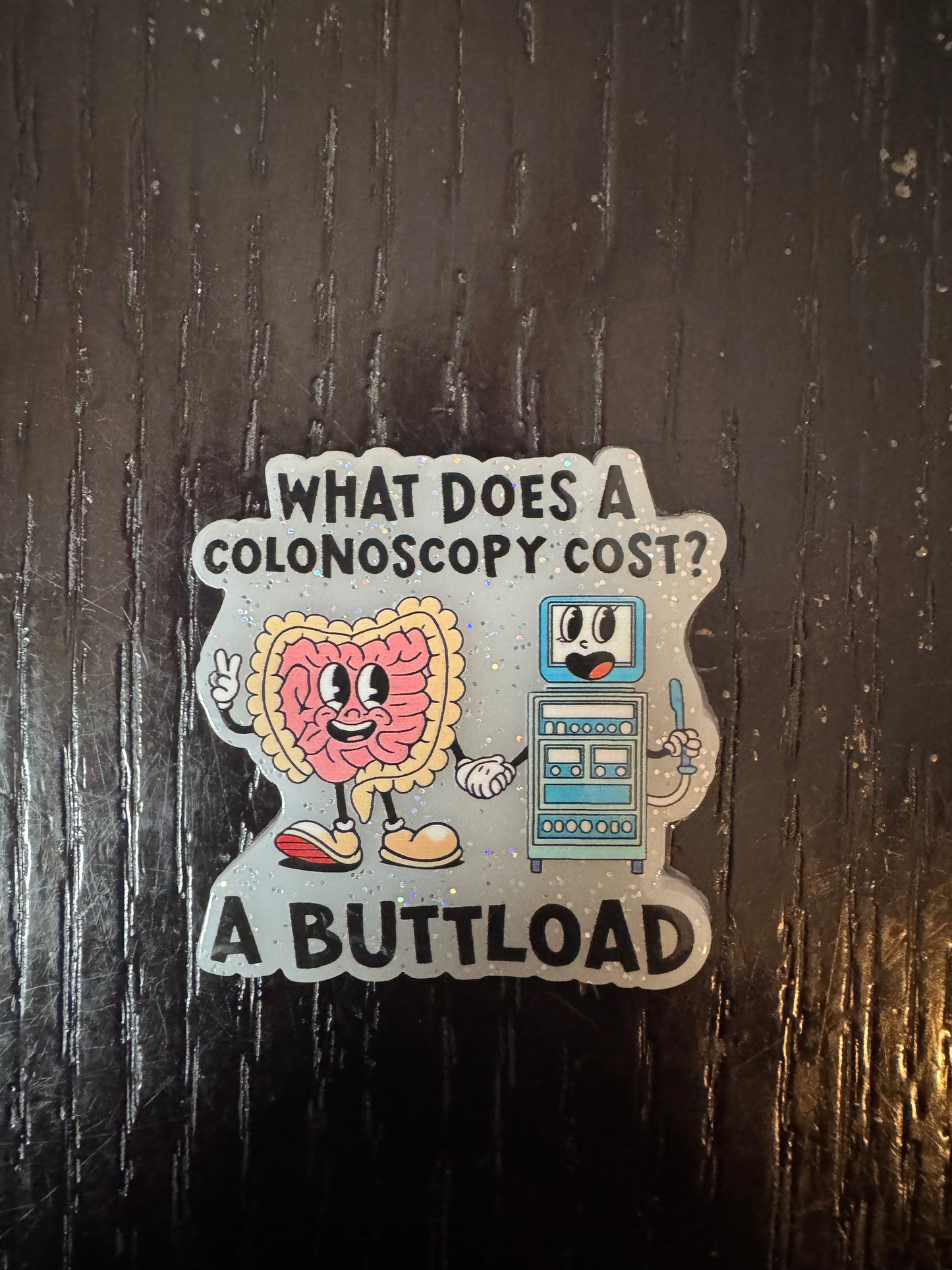 A buttload badge reel