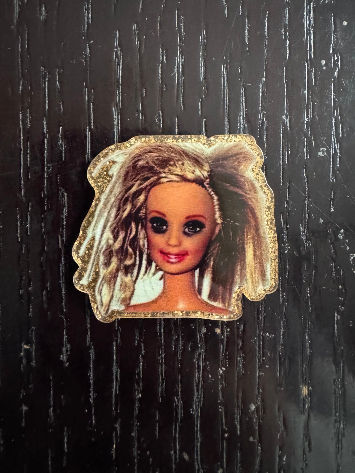 Barbie badge reel