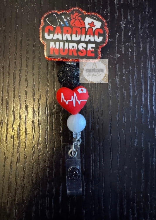 Cardiac Nurse badge reel