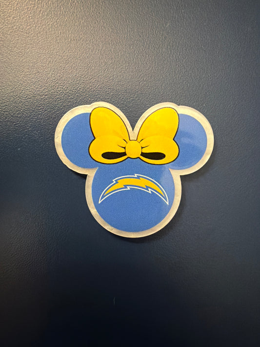 Chargers badge reel