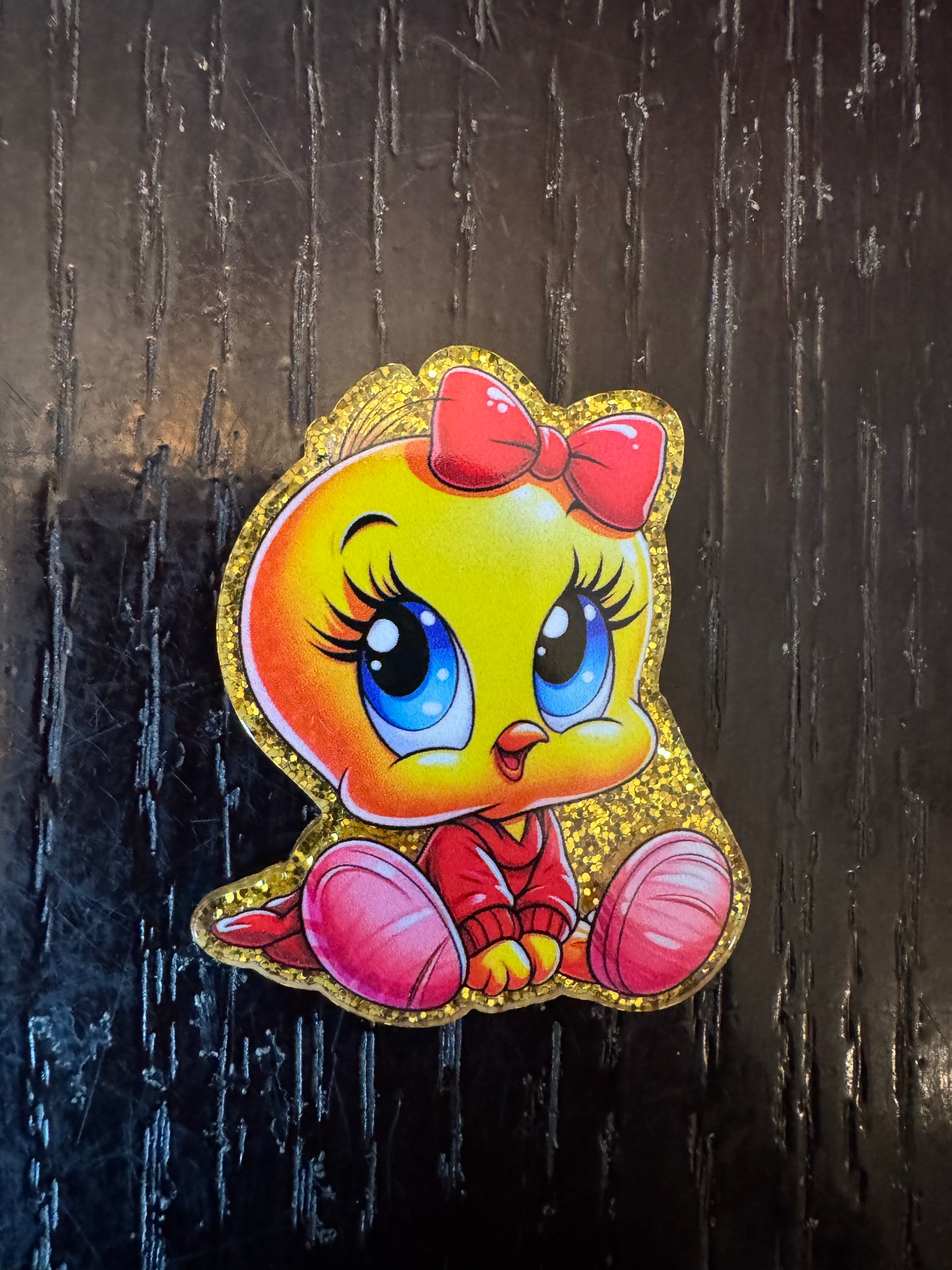 Tweety bird badge reel