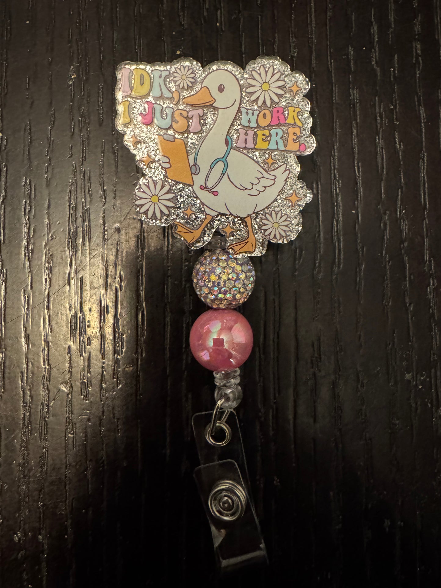 Idk I just work here badge reel