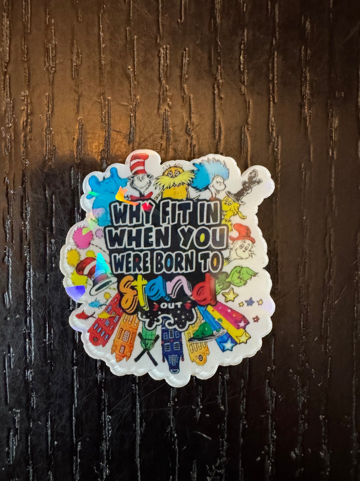 Why fit in when you can stand out badge reel