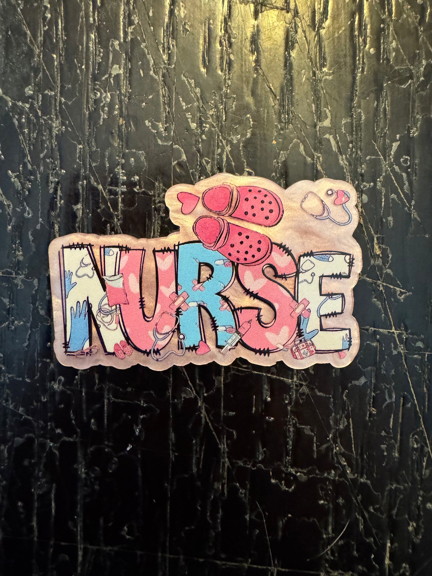 Nurse badge reel