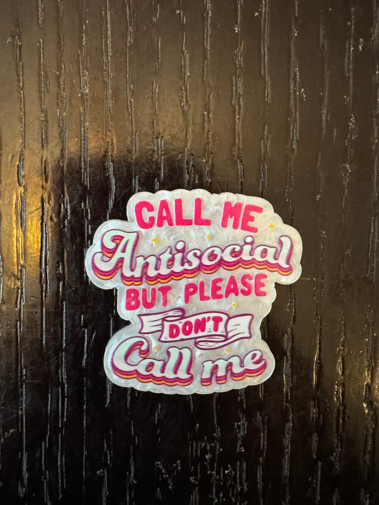 Call me antisocial but please don’t call me badge reel