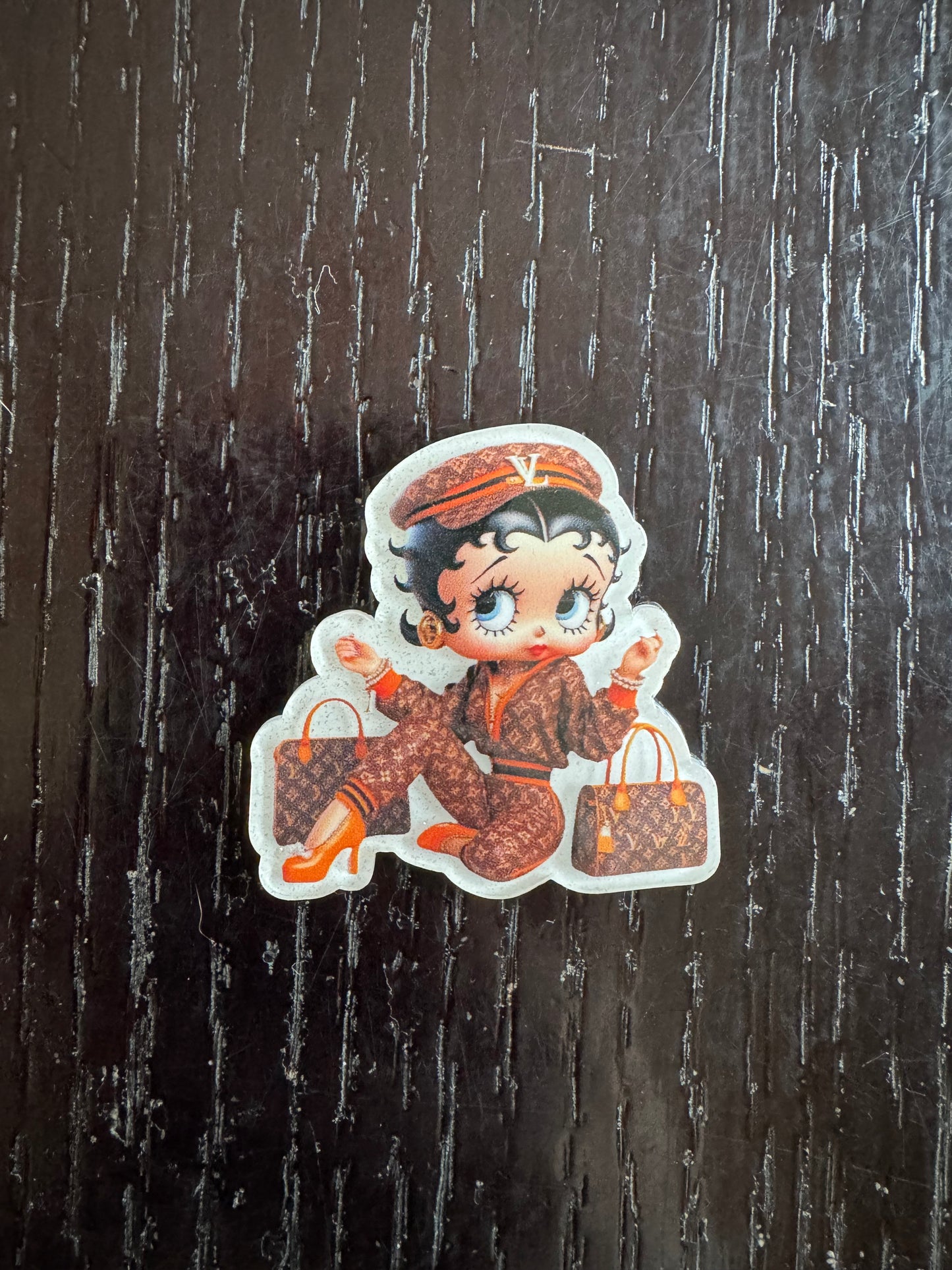 Betty Boop LV badge reel