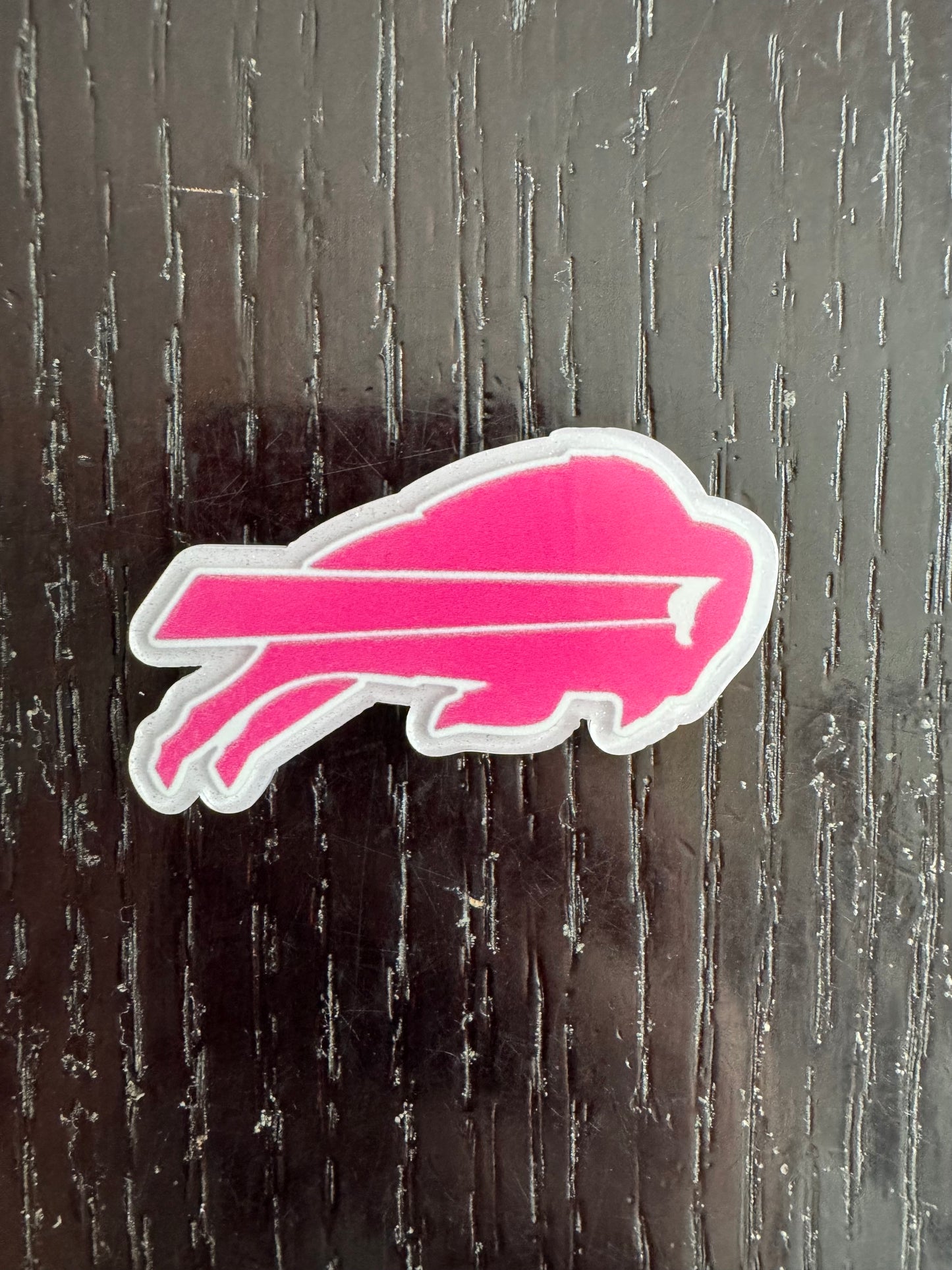 Buffalo bills pink badge reel