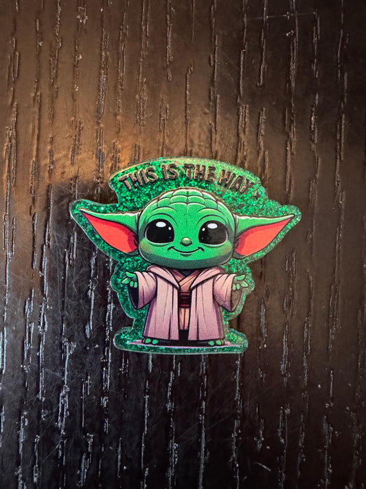 Baby Yoda badge reel