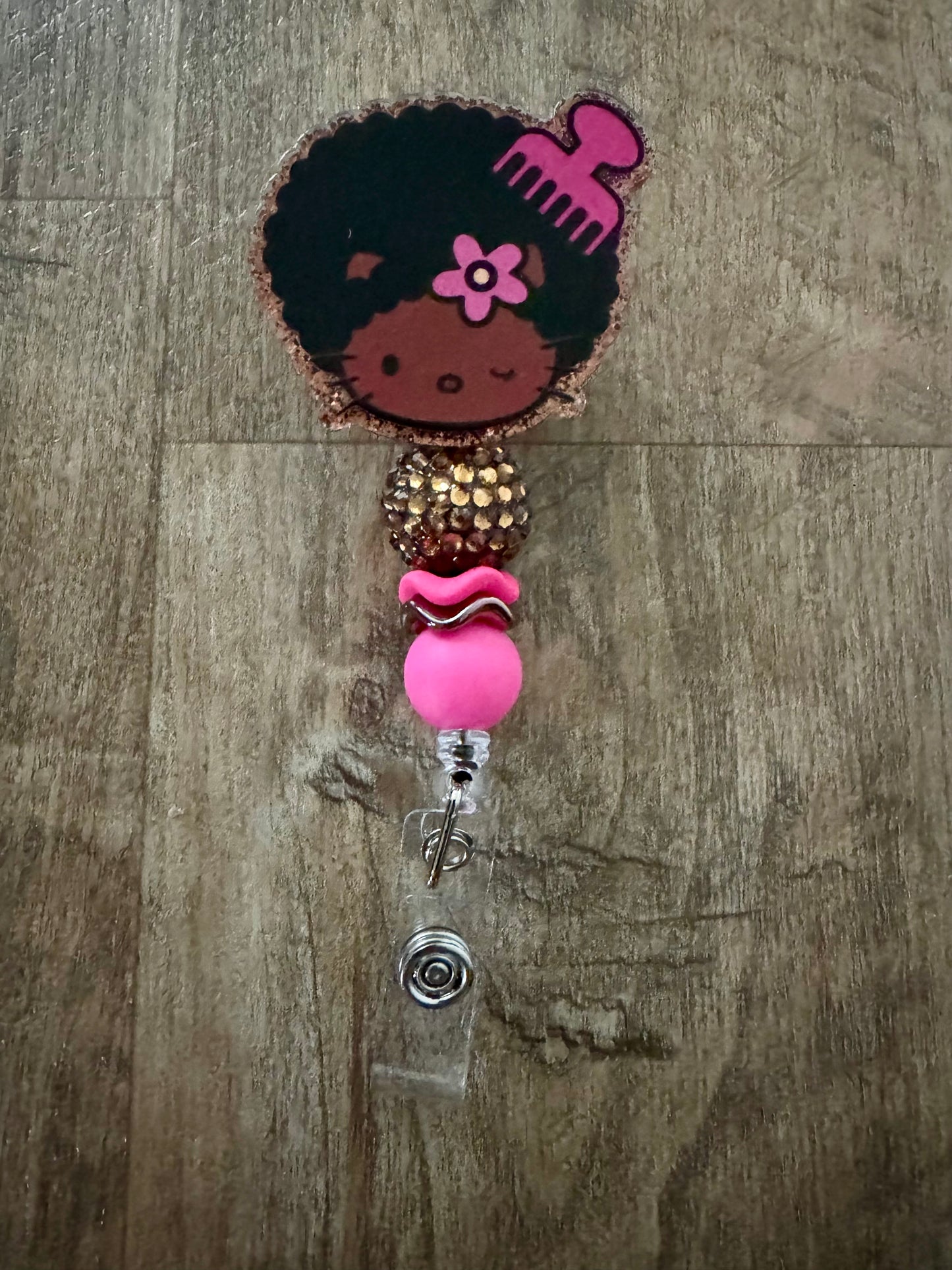 Hello Kitty badge reel