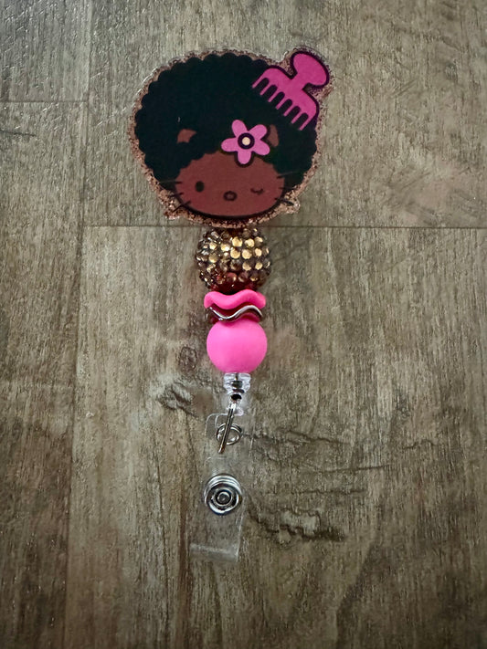Hello Kitty badge reel