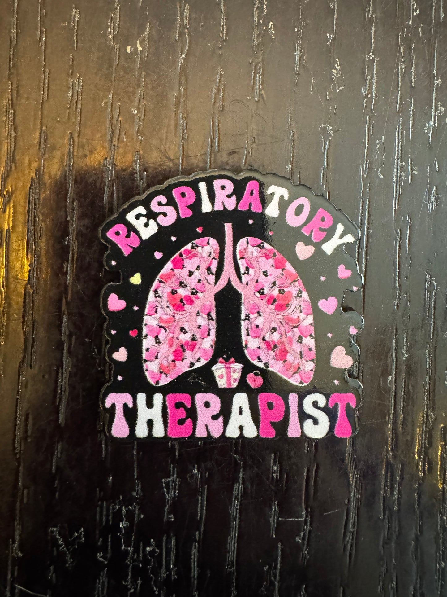 Respiratory therapist badge reel